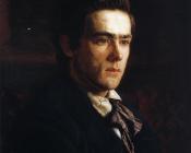 托马斯伊肯斯 - Portrait of Samuel Murray